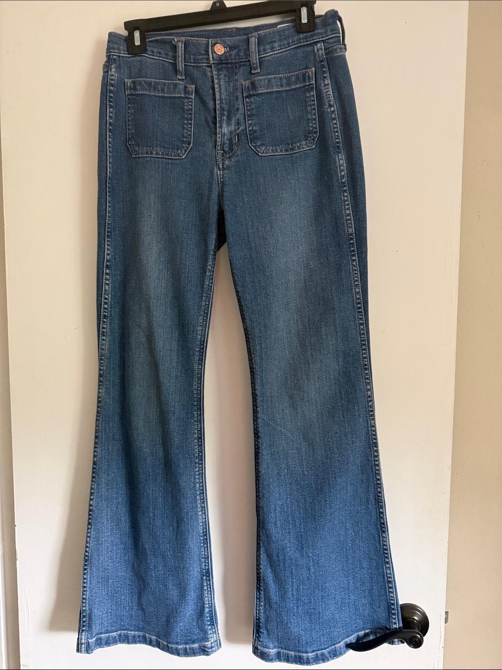 GAP 70’s Flare high rise patch pocket Jeans